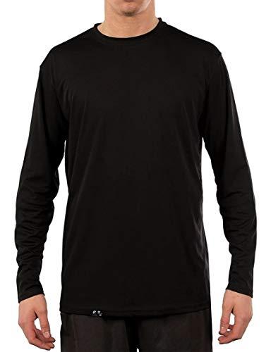 Camiseta UV Protection Masculina UV50+ Tecido Ice Dry Fit Secagem Rápida G Preto