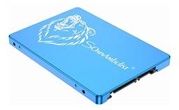 Somnambulist SSD 1TB SATA III 6GB/S Interno Disco sólido 2,5”7mm 3D NAND Chip Up To 520 Mb/s (Azul Urso-1TB)