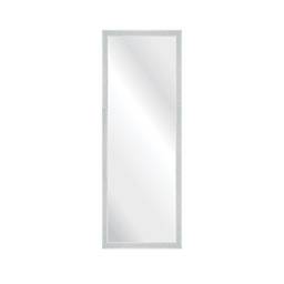 Espelho Branco Riscado 47x127 Cm Kapos Branco Riscado