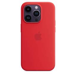 Apple Capa de silicone com MagSafe para iPhone 14 Pro – (PRODUCT) RED ???????