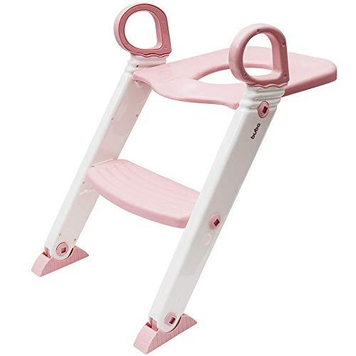 Assento Redutor Com Escada - Rosa Baby, Buba, Rosa
