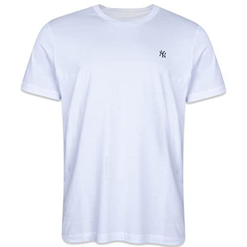 Camiseta básica New Era MBI22TSH082 masculino, Branco, M