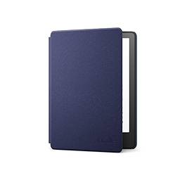 Capa de couro para Novo Kindle Paperwhite (11ª geração - 2021) - Cor Azul Marinho