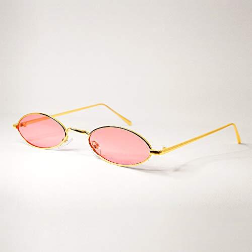 Óculos de sol Hype Oval Vintage Collors Lente de Proteção UV400 Unissex Vazcon