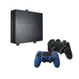 Kit Suporte De Parede Para Playstation 4 Fat e 2 Controles