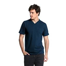 Camiseta Gola V Basic Regular Sortida - Polo Match (Azul, P)