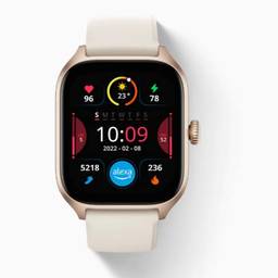 Amazfit GTS 4 Smartwatch 150 Modos Esportivos Smart Watch Com Alexa Aplicativo Zepp Embutido Para Telefone Android IOS?White?