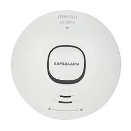 Strachey Detector de fumaça Wifi Sensor de alarme de incêndio inteligente Sistema de segurança sem fio Smart Life Tuya APP Controle Smart Home For Home Cozinha/Loja/Hotel/Fábrica