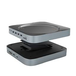SZAMBIT USB C Hub Para Mac Mini Com Gabinete HDD 2.5 SATA NVME M.2 SSD HDD Case Compatível Com HDMI 4K/30HZ 3 Em 1 Docking Station