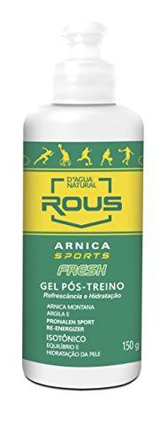 Arnica Sports Fresh Gel Pós-Treino, D'agua Natural, 150 g
