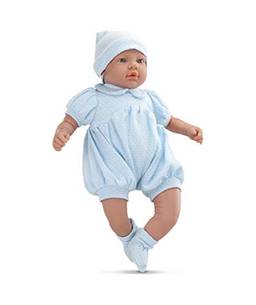Boneca Bebê Real - Azul Roma Jensen Boneca Branca