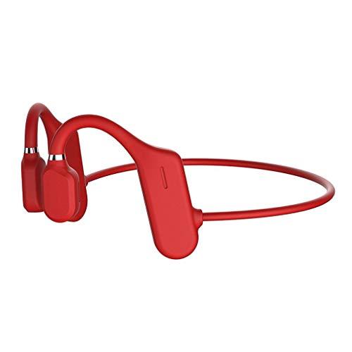 gazechimp DYY-1 Open-Ear Sem Fio À Prova D' Água Esportes em Execução Fones de Ouvido de Condução Óssea para Ciclismo Corrida de Condução, Sweatproof - Vermelho