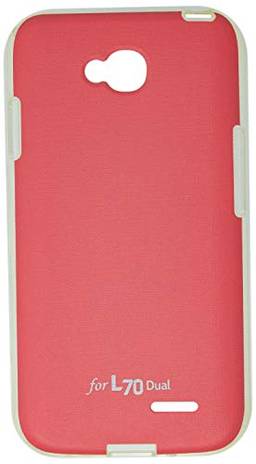 Capa Protetora Jellskin Pink L70 Dual, Voia, Capa com Proteção Completa (Carcaça+Tela), Rosa