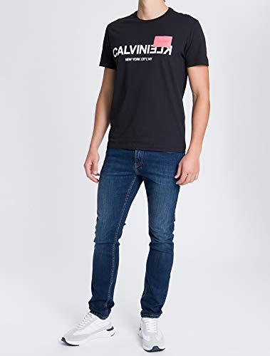 Camiseta Silk CK, Calvin Klein, Masculino, Preto, M