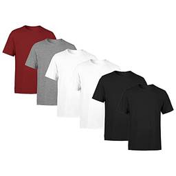 Kit 6 Camisetas Masculina SSB Brand Lisa Algodão 30.1 Premium