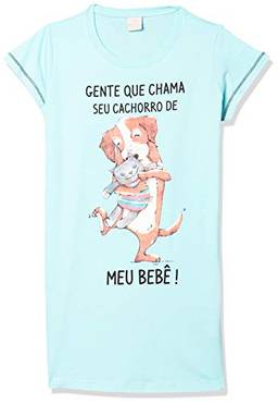 Camisetas De Pijama Sleep T-Shirt, PZAMA, 4, Safira, Feminino