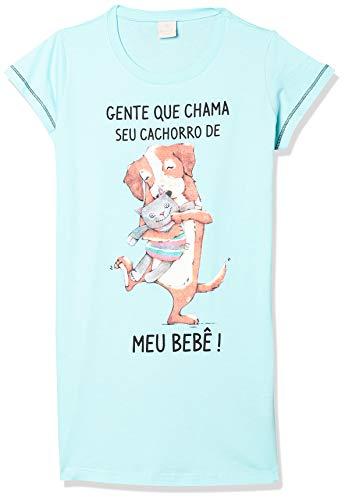 Camisetas De Pijama Sleep T-Shirt, PZAMA, 6, Safira, Feminino