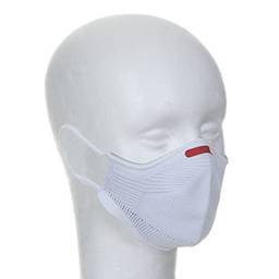 Máscara Fiber Knit AIR + Filtro de Proteção + Suporte, Branca, M (Feminino)