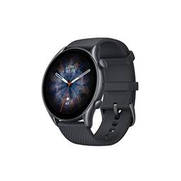 Amazfit GTR 3 Pro Smart Watch for Android iPhone with Bluetooth Call Alexa GPS WiFi, Men's Fitness Tracker 150 Sports Modes, 1.45”AMOLED Display, Blood Oxygen Heart Rate Tracking, Waterproof_black (Black)