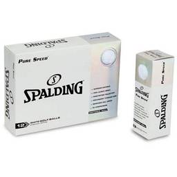 Spalding Pacote com 12 bolas Pure Speed – Branco
