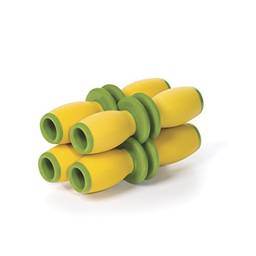 OXO Suportes de milho com boa aderência, amarelo/verde
