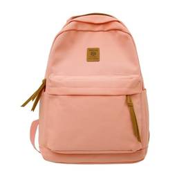 Mochila escolar casual de nylon mochila escolar para meninos e meninas mochila mochila mochila bolsa de livro bolsa para laptop, Laranja, Large