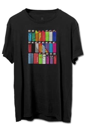 Camiseta Estampada Lighter, Reserva, Masculino, Preto, P