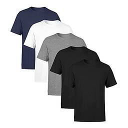 Kit 5 Camisetas Masculina SSB Brand Lisa Algodão 30.1 Premium
