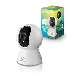 Smart Câmera 360º Bot Wi-Fi 2º Geração Positivo Casa Inteligente, 1080p Full HD, 15 FPS, áudio bidirecional, detecção de movimentos, visão noturna, Bivolt – Compatível com Alexa, branco