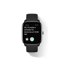 Amazfit GTS 4 MINI Smartwatch 120+ Modos Esportivos 1.65" HD AMOLED Mostrador Inteligente para Android Para iOS (Black)