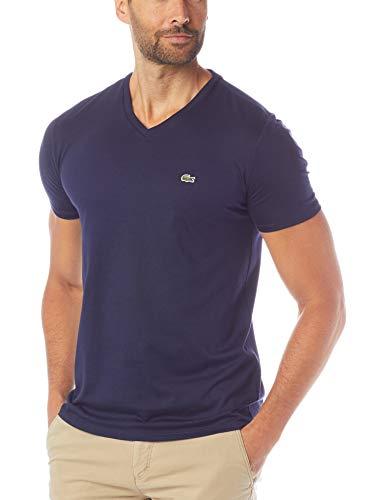Lacoste, Regular Fit-V, Camiseta, Masculino, Marinho, 3G