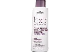Shampoo suave de limpeza para todos os tipos de cabelo Schwarzkopf Professional Bonacure Clean Performance Balance Deep Cleansing 250ml