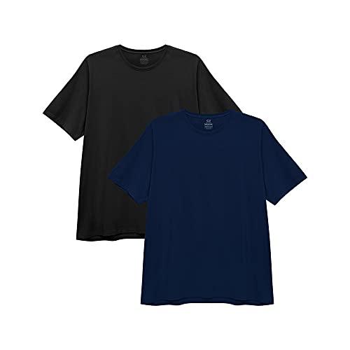 Kit 2 Camisetas basicamente. Lisa, masculino, Multicolorido, G1