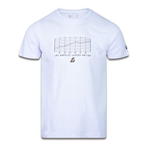 T-Shirt, Los Angeles Lakers, Masculino, Branco, M