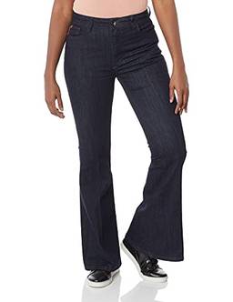 Calça Jeans Ellus High Confort Blue Higher Super Flare Feminino, Preto, 42