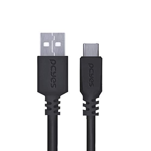 CABO PARA CELULAR SMARTPHONE USB A 2.0 PARA USB TIPO C 1 METRO PRETO - PUACP-01 - PCYES