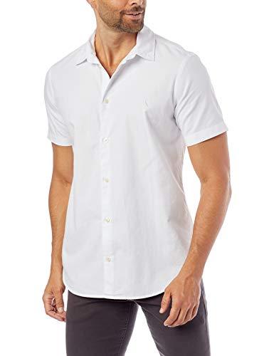 Camisa Manga Curta Oxford Color, Reserva, Masculino, Branco, M