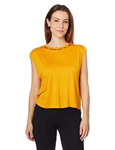 Camiseta Lisa Colcci Fitness, Feminino, Amarelo Hot Spot, P