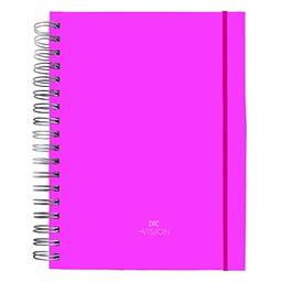 DAC Caderno Universitário Smart Vision Rosa 10 Matérias 80 Folhas - 3996