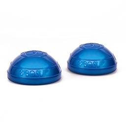 Bosu Bolsas de Bola de Equilíbrio Unissex Dinâmico de 2 lados de Diâmetro de 15 cm para Força e Flexibilidade, Azul (Pacote com 2)