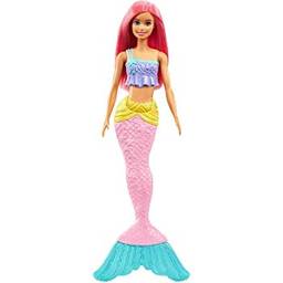 Boneca Barbie Sereia Dreamtopia Cabelo Rosa Ggc09 Mattel