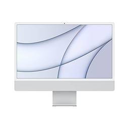 Apple iMac (de 24 polegadas, Processador M1 da Apple com CPU 8?core e GPU 8?core, 8 GB RAM, 256 GB) - Prateado