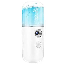 Umidificador facial, Nano Pulverizador Névoa Mini Handy Moisture Spray Mister Steamer Facial Névoa Beleza para Hidratante Recarregável Cuidados Com A Pele Umidificador Facial