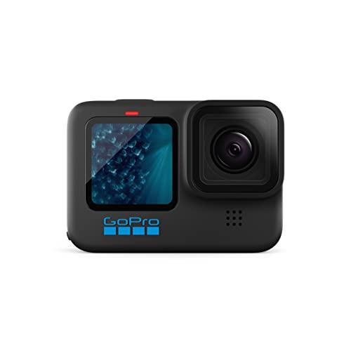 Câmera GoPro HERO11 Black à Prova D'água com LCD Frontal, Vídeos 5.3K, Fotos 27MP, HyperSmooth 5.0 + Horizon Lock, Live 1080p, Webcam, Bateria Enduro, Conexão Nuvem, Quik, Preta, Modelo: CHDHX-111-RW