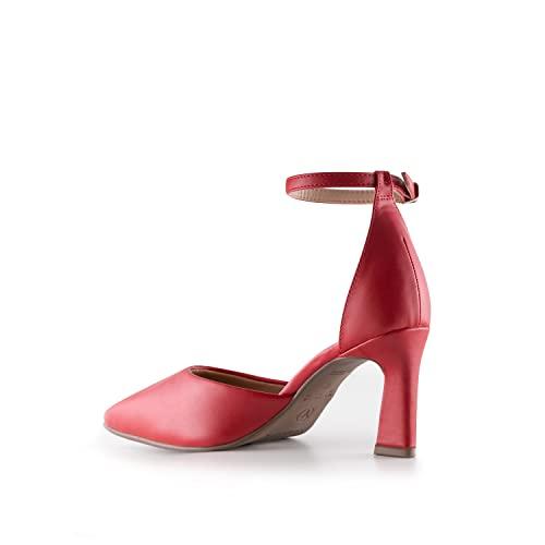 Sapato, Via Uno, Feminino, Scarlet, 35