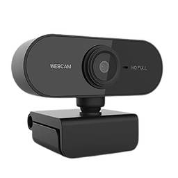 BAAD 004Câmera Webcam 1080P base panorâmica de 360° de alta definição com microfone integrado com cancelamento de ruído