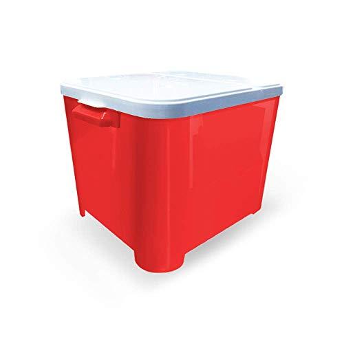 Container Para Racao 15kg Vermelho Furacão Pet para Cães