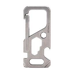 Staright Outdoor Multi-Tool Titanium Alloy Clip Chave Chaveiro Titular Opener Wrench Bike Tool