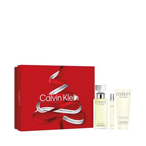 Kit Eternity for Women Calvin Klein Feminino - Eau de Parfum Perfume 100ml + Body 100ml + PS10