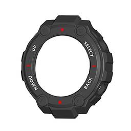 Miaoqian Substituição da capa de TPU macio para Huami Amazfit T-Rex Pro Smart Watch protetor de moldura de proteção